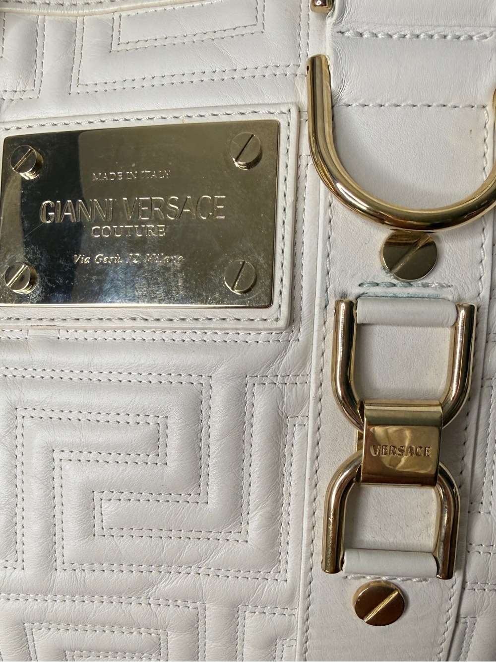 Vintage Gianni Versace “snap out of it” Boston Bag ak… - Gem